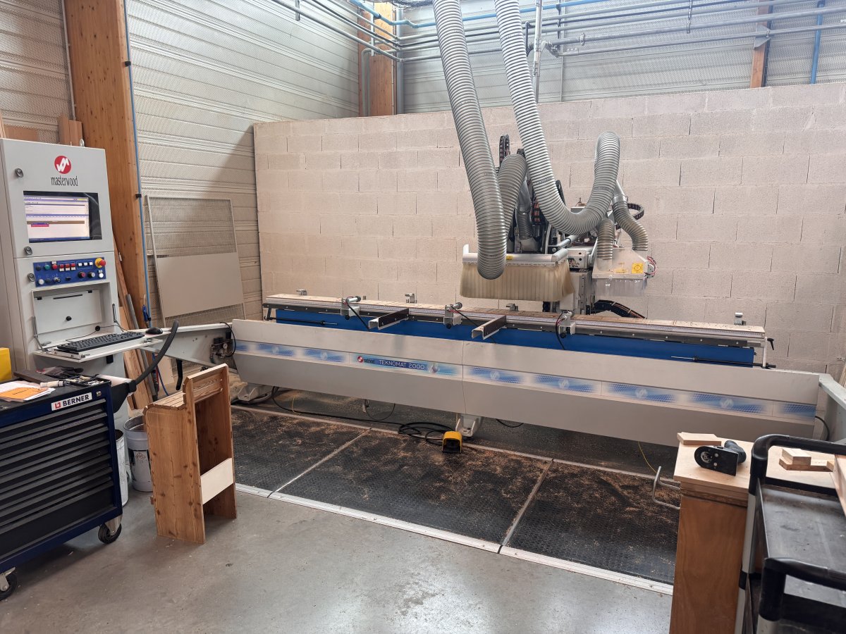 Photo Ficheuse-défonceuse MASTERWOOD Teknomat 2000TF  