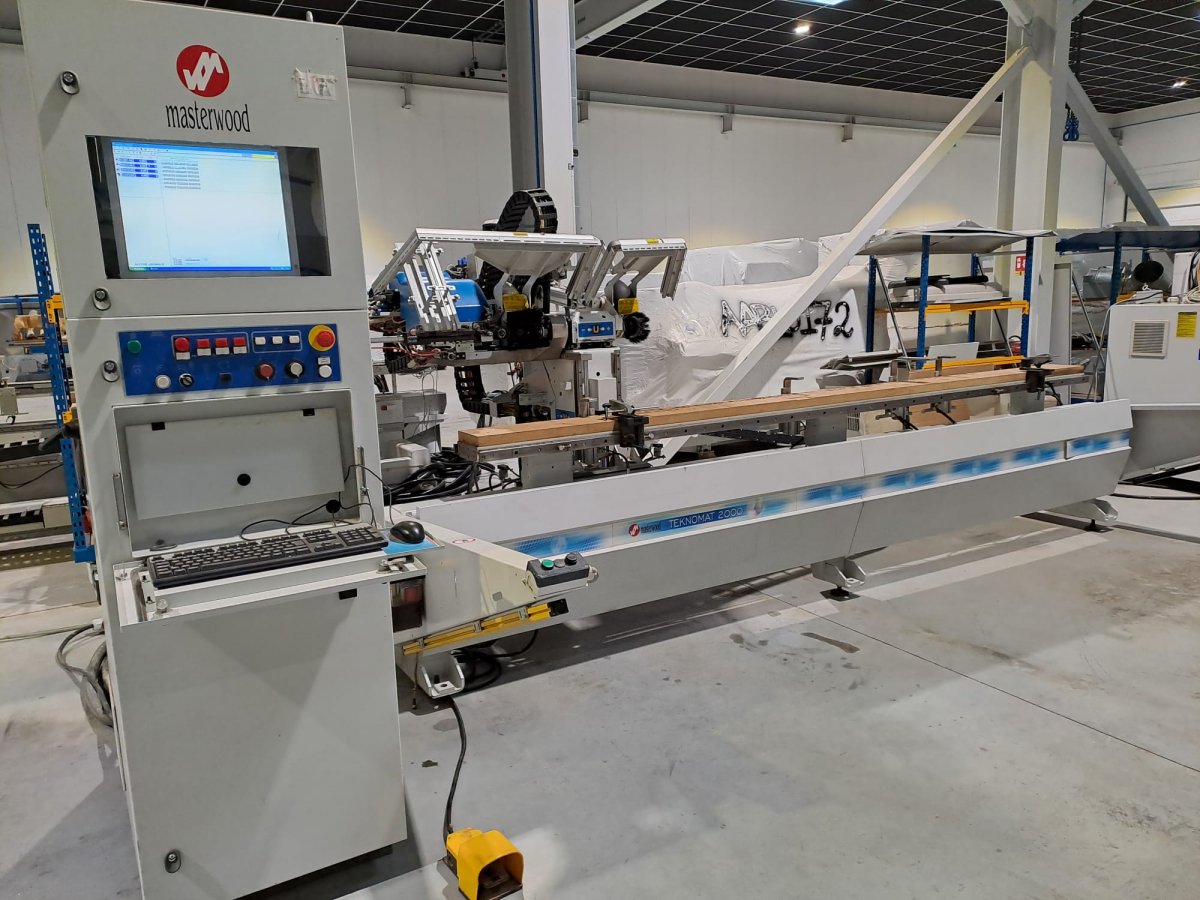 Photo Ficheuse Entailleuse MASTERWOOD Teknomat 2000TF