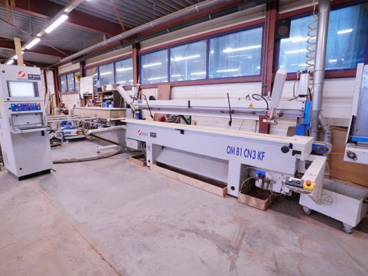 MASTERWOOD OMB1 CN3 KF notching machine with automatic loading and unloading